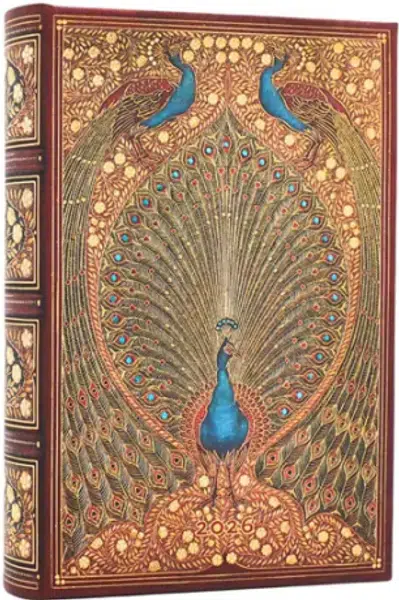 Diář Paperblanks 2026, Hafiz’s Peacocks - 12 M, Mini, Day-at-a-Time
