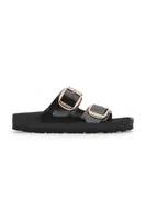Kožené pantofle Birkenstock Arizona Exq Big Buckle dámské, černá barva, 1027840