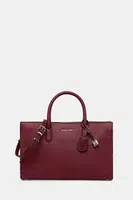 Kožená kabelka MICHAEL Michael Kors zelená barva, 30F4GETS2L