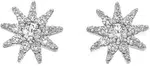 Hot Diamonds Třpytivé stříbrné náušnice Emozioni Stella EE037