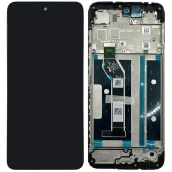 LCD display + dotyková deska + přední kryt pro Motorola Moto G15, black (Service Pack)