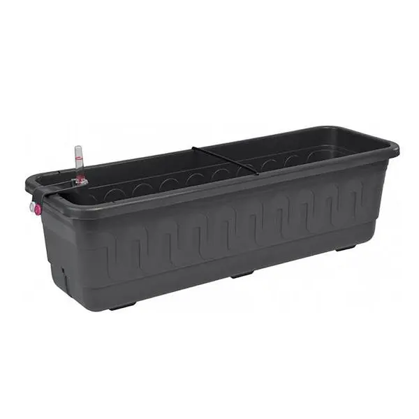 Truhlík samozavlažovací PLASTKON Fantazie antracit 80cm
