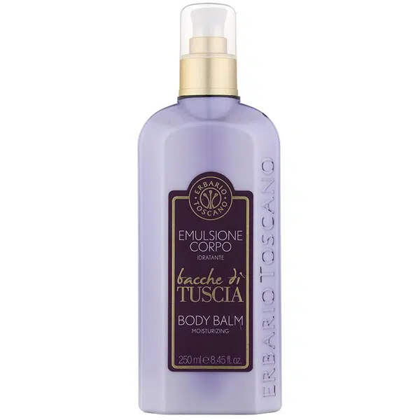 Erbario Toscano Bacche di Tuscia hydratační tělový balzám pro ženy 250 ml