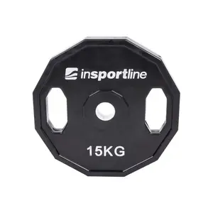 inSPORTline Pogumovaný kotouč  Ruberton 15 kg 30 mm