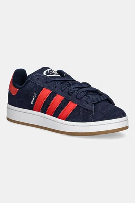 Dětské semišové tenisky adidas Originals CAMPUS 00s tmavomodrá barva, JQ8556