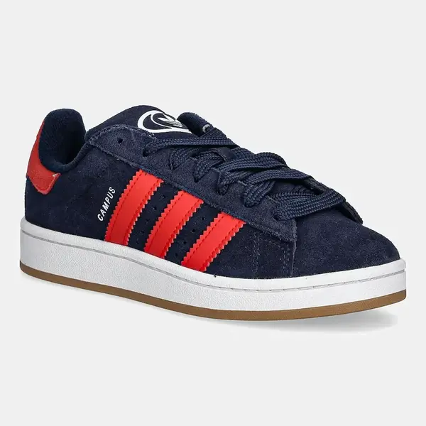 Dětské semišové tenisky adidas Originals CAMPUS 00s tmavomodrá barva, JQ8556