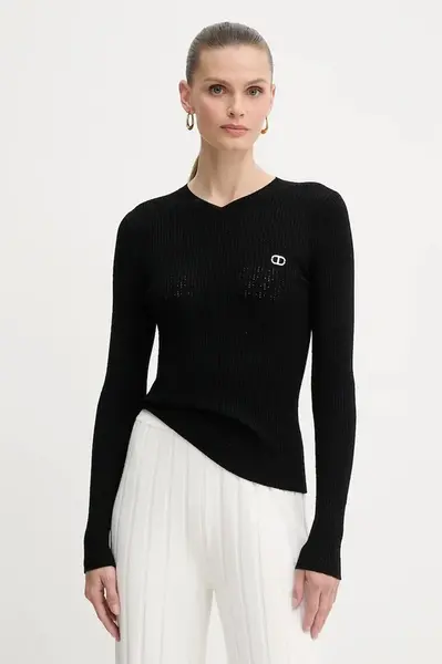 Svetr Twinset dámský, černá barva, 252TP3241