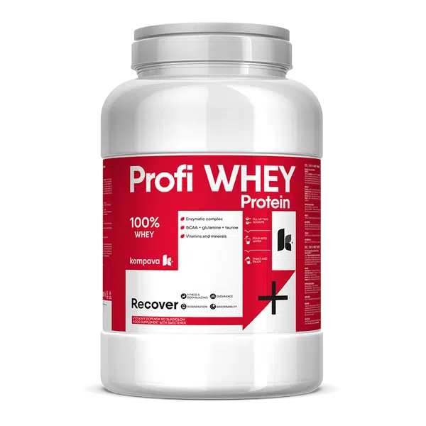 KOMPAVA Protein Profi WHEY jahoda 2000g