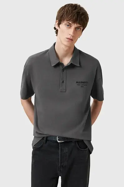 Bavlněné polo tričko AllSaints XANDER