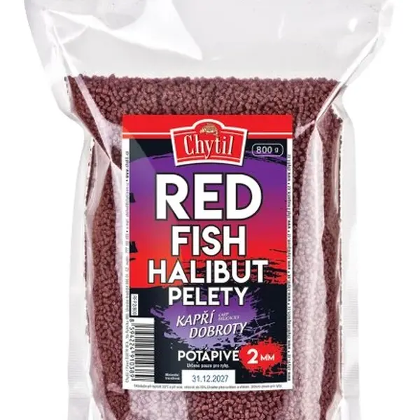 Chytil pelety red fish halibut 800 g - 2 mm