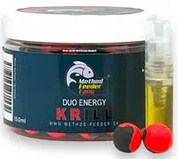 Method feeder fans pop up duo energy 15 mm 100 ml + sprej esence 2 ml - krill