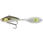 Savage gear 3d sticklebait tailspin sinking green silver ayu - 6,5 cm 9 g