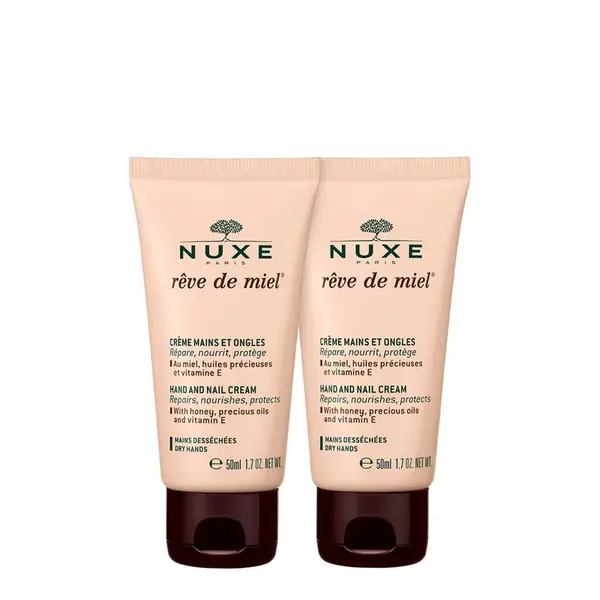 Nuxe Krém na ruce a nehty Reve de Miel (Hand and Nail Cream) 2 x 50 ml