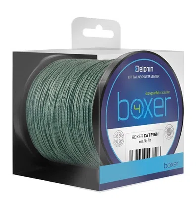 Delphin splétaná šňůra boxer zelená-průměr 0,40 mm / nosnost 30,1 kg / návin 150 m