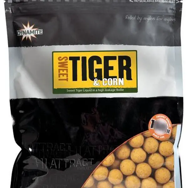 Dynamite baits boilies big fish sweet tiger corn - 1 kg 20 mm