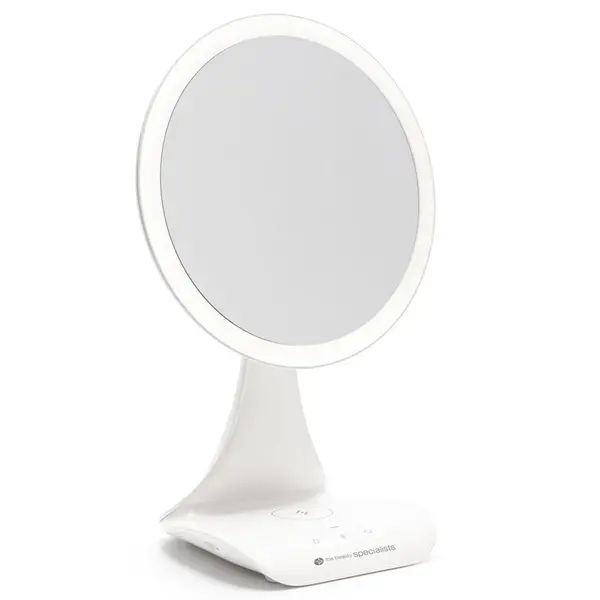 Rio-Beauty Kosmetické zrcátko Rechargeable X5 Magnification Mirror with Built-In Charging Station