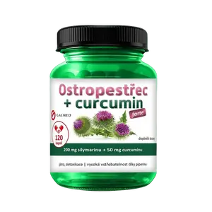 GALMED Pestrec forte + curcumin 120 kapsúl
