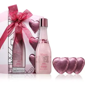 IDC Institute Scented Bath Rose Bubble Bath Set darčeková sada pre ženy