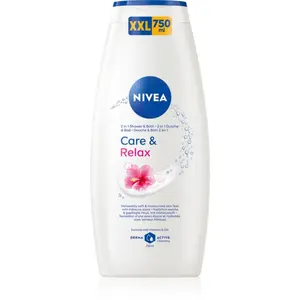 Nivea Care & Relax pena do kúpeľa a sprchový gél 2v1 750 ml