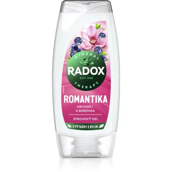 Radox Romantic Orchid & Blueberry jemný sprchový krém 250 ml