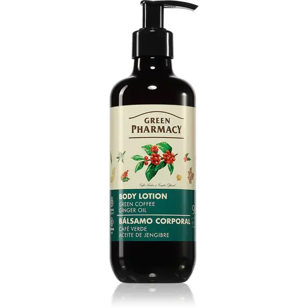 Green Pharmacy Green coffee & Ginger Oil Body Lotion spevňujúce telové mlieko 400 ml