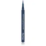flormar Midnight Matte Eyeliner linka na oči vo fixke s matným efektom odtieň 03 Dark Blue 1 ml