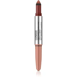 Clinique High Impact™ Shadow Play očné tiene v ceruzke duo odtieň Strawberry + Chocolate 1.9 g