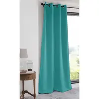 Zatemňovací záves blackout NOTTE tyrkysový 135 x 250 cm sada 2 ks