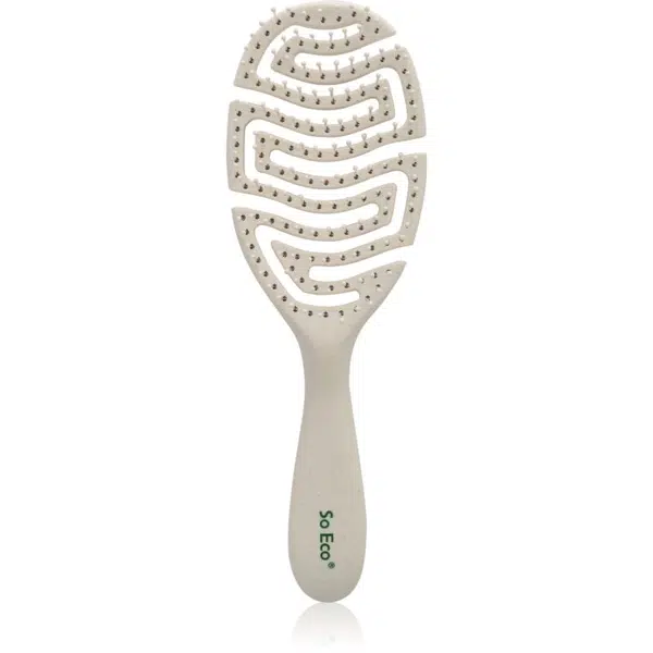 So Eco Flexi Curve Detangling Brush oválna kefa pre jednoduché rozčesávanie vlasov 1 ks