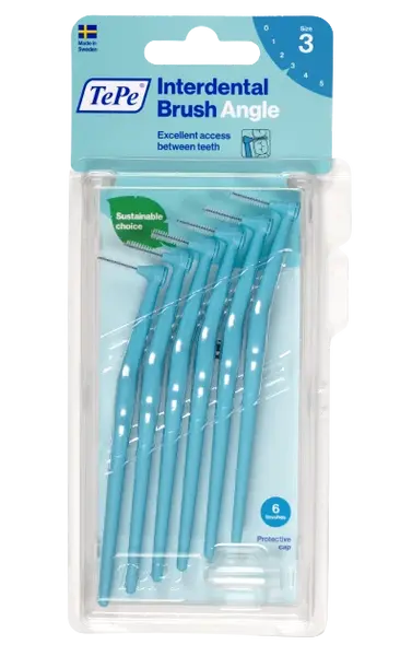 TEPE Angle Medzizubné kefky modré 0,6 mm 6 ks