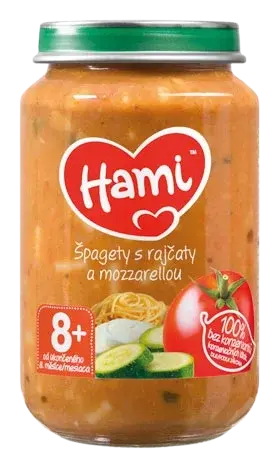 HAMI príkrm Špagety s paradajkami a mozzarellou 200 g