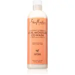 Shea Moisture Coconut & Hibiscus Co-Wash Cleanser hĺbkovo čistiaci kondicionér pre kučeravé vlasy 384 ml