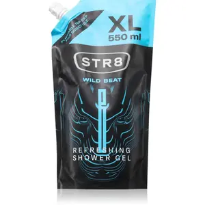 STR8 Wild Beat sprchový gél náhradná náplň pre mužov 550 ml