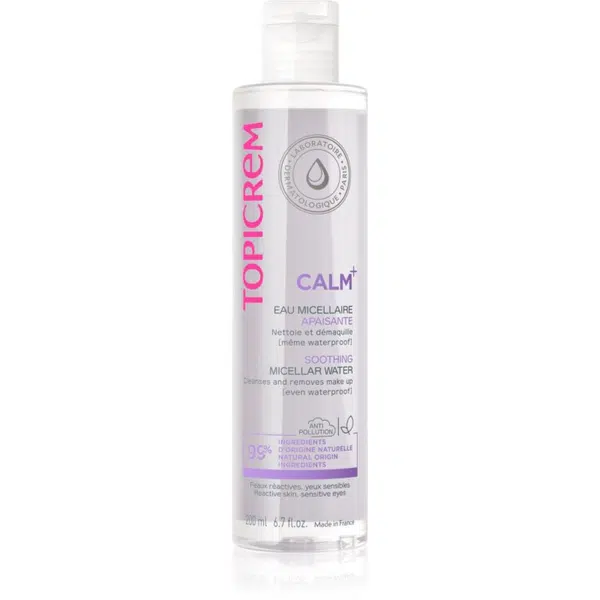 Topicrem CALM+ Soothing Micellar Water upokojujúca micerálna voda na tvár a oči 200 ml