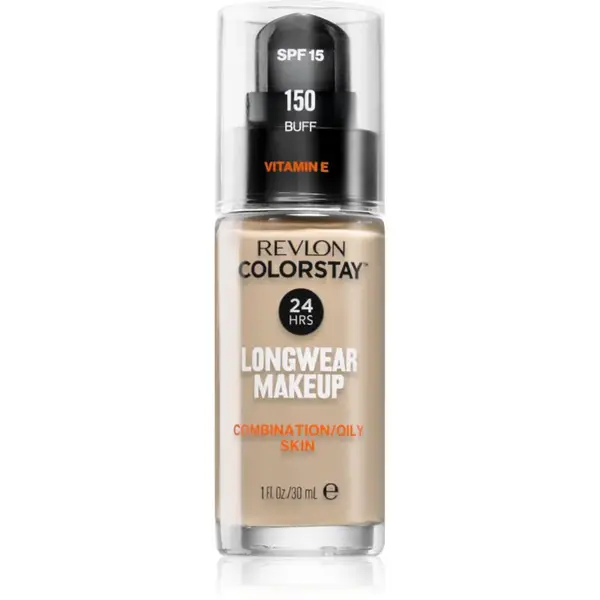Revlon Cosmetics ColorStay™ SPF 15 dlhotrvajúci zmatňujúci make-up pre mastnú a zmiešanú pleť odtieň 150 Buff 30 ml