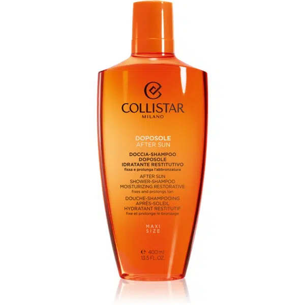 Collistar Special Perfect Tan After Shower-Shampoo Moisturizing Restorative sprchový gél po opaľovaní na telo a vlasy 400 ml