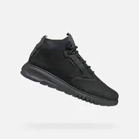 Men's Black Ankle Boots Geox Aerantis 4X4 ABX - Men