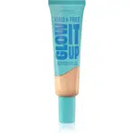 Rimmel Kind & Free Glow It Up ľahký hydratačný make-up odtieň 010 Rose Ivory 30 ml