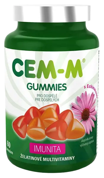 CEM-M Gummies Imunita s Echinaceou pre dospelých 60 tabliet