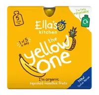 ELLA'S KITCHEN BIO Yellow One Ovocné pyré s banánom 5 x 90 g