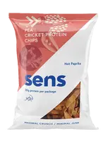 SENS Proteín chipsy s cvrččím proteínom - Mak & Morská soľ 80 g