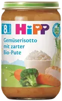 HIPP BIO Príkrm Zeleninové rizoto s morčacím mäsom, od 8. mesiaca 220 g