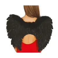 Guirca Anjelské krídla čierne 50x40cm