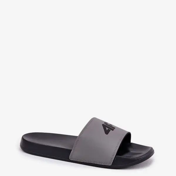 Pánské Pantofle 4F 4FRMM00FSLIM011-25S Šedé