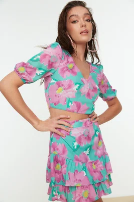 Dámský komplet Trendyol Floral Pattern
