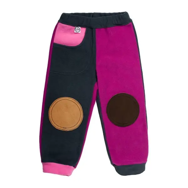 Detské flicáky VG malinovo-antracitové 104/110, 20C29010