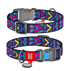 Nylonový obojok s QR kódom INDIE, Varianta: XS