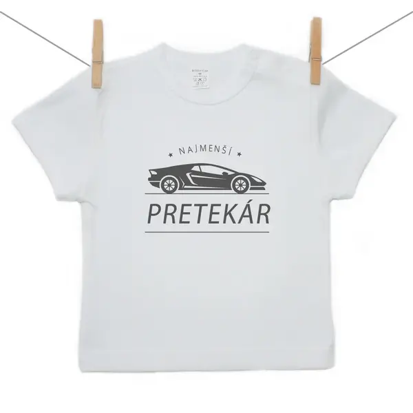 Boodyy Tričko s krátkym rukávom Najmenší pretekár 92 (18-24 mesiacov)