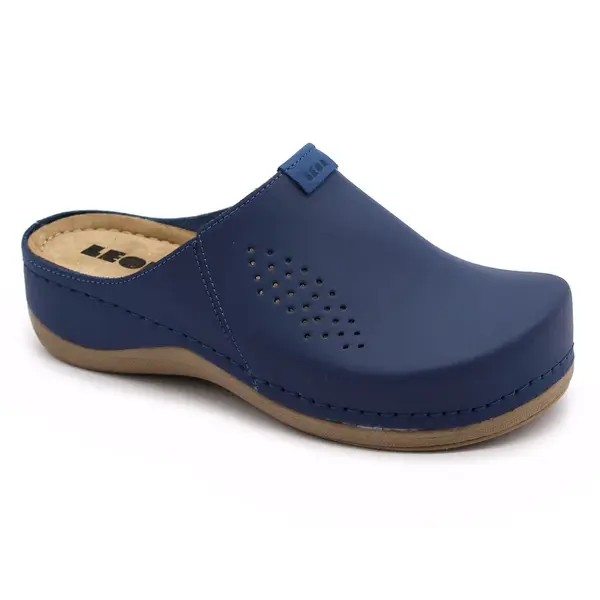 Leon 930 Dámska zdravotná celokožená obuv 41 - 26cm, modrá, 4,5 cm