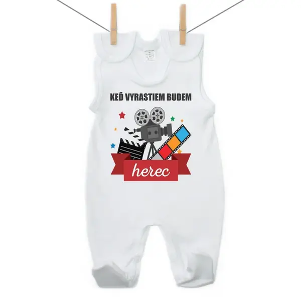 Boodyy Dupačky Keď vyrastiem budem herec 68 (3-6 mesiacov)